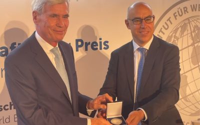 Global Economy Prize für Unternehmer und Stifter Prof. Dr. Michael Otto