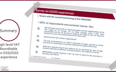 Summary: High-level VAT Roundtable on OSS/IOSS experience