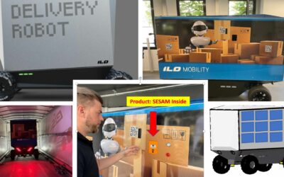 Sesam goes robotics! Mobile Parcel Locker from ILO Mobility GmbH