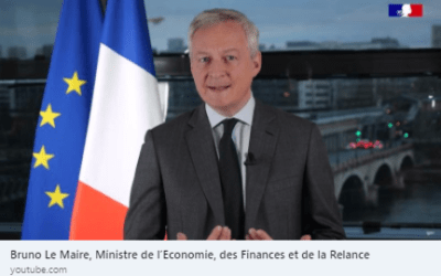 Bruno Le Maire, Ministre de l’Economie, des Finances et de la Relance