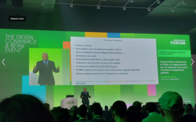 Mr. Luca Cassetti attending Netcomm Forum