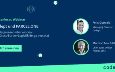 Free online webinar: CODEPT X PARCEL.ONE