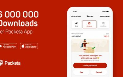6 000 000 Downloads der Packeta App