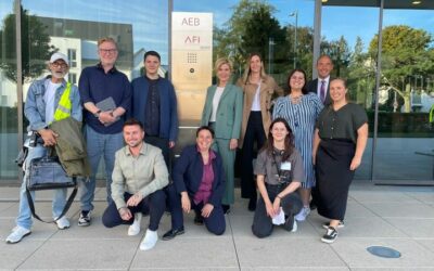 Die ZDF-Fernseh-Crew vor Ort bei AEB