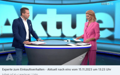 Rainer Will bei ORF Aktuell – „Einkaufsverhalten im Wandel“