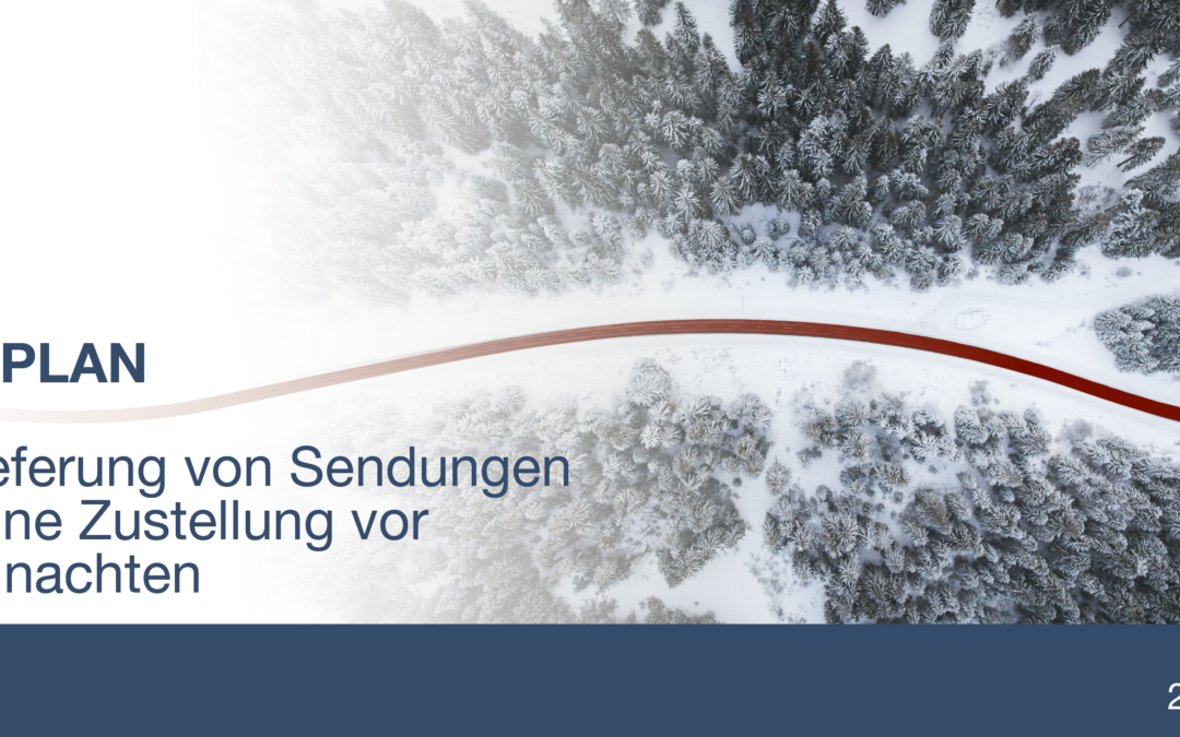 PARCEL.ONE – Einspeisung für die Zustellung vor den Feiertagen